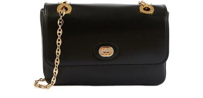 Shop Gucci Marina Small Shoulder Bag In Black