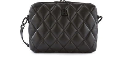 Shop Balenciaga B Leather Camera Bag In 1000