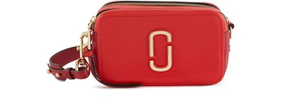 Shop Marc Jacobs The Softshot 21" Cross-body Bag" In Bright Red Multi