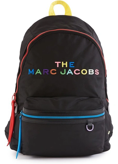Shop Marc Jacobs The Pride Backpack In New Black Multi