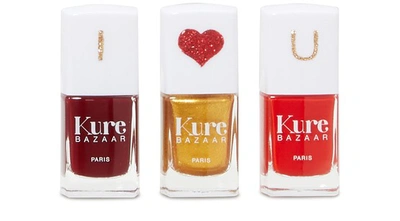 Shop Kure Bazaar 3 Nail Polish Set In Christmas Color