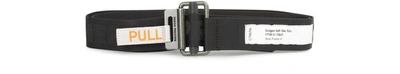 Shop Heron Preston Tape Belt In Black Medium Grey
