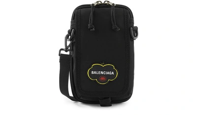 Shop Balenciaga Explorer Pouch Strap In 1000