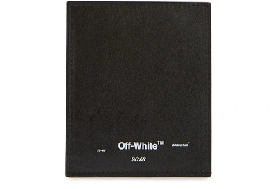 Shop Off-white Logo Cardholder In Black/white