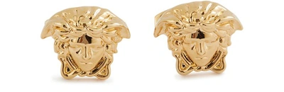 Shop Versace Cufflinks In Oro