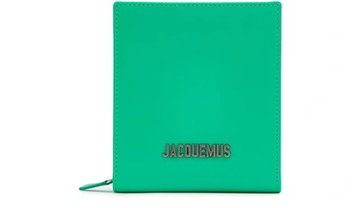 Shop Jacquemus Le Gadjo Bag In Neon Green