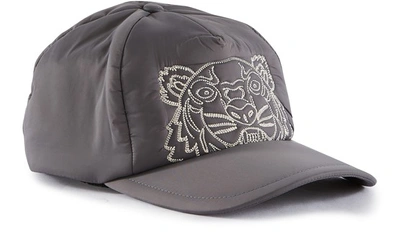 Shop Kenzo Tiger Cap In Anthracite