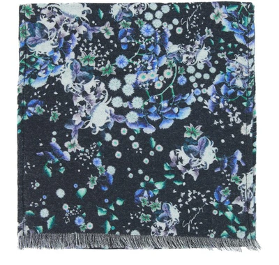 Shop Givenchy Floral Print Scarf In Multicolor