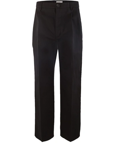 Shop Givenchy Boot Cut Chinos In Black