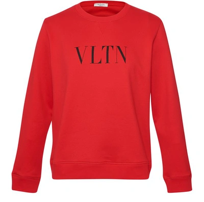 Shop Valentino Vltn Sweatshirt In Red