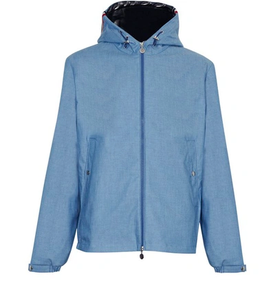 Shop Moncler Niortaise Jacket In Pastel Blue