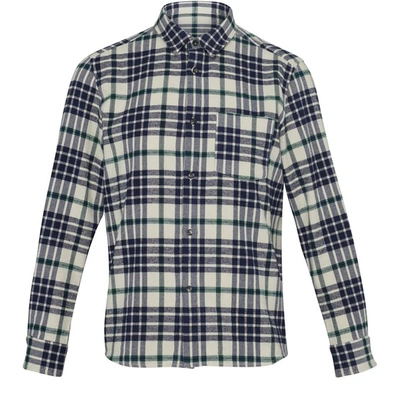 Shop Apc John Overshirt In Ecru