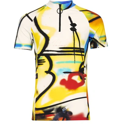 Shop Off-white X Futura - Cycling T-shirt In All Over Multico