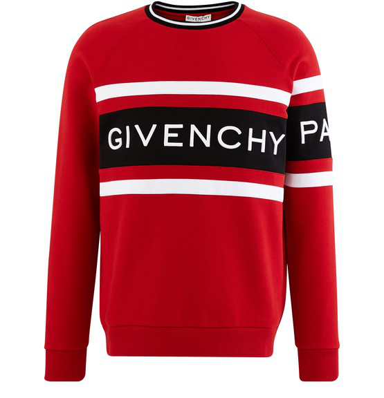 red givenchy sweatshirt