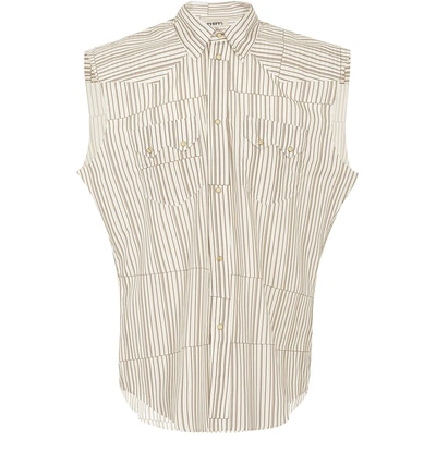 Shop Phipps Rockhound Shirt In Tectonic Stripe Brown