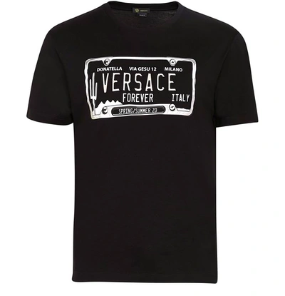 Shop Versace T-shirt In Lavagna