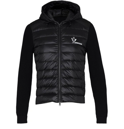 Shop Moncler Hooded Down Jacket In Black