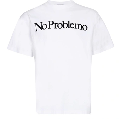 Shop Aries No Problemo T-shirt In White