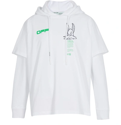 Shop Off-white Harry The Bunny Knitted Sweatshirt In White Bril
