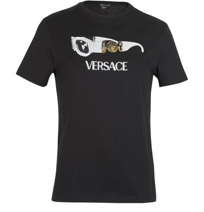 Shop Versace Medusa Biggie Print T-shirt In Nero