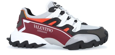 Shop Valentino Garavani - Climbers Sneakers In Orange