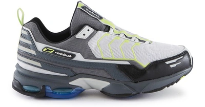 Shop Reebok Dmx6 Trainers In Gry Skull Gry Lime