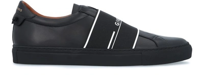 Shop Givenchy Urban Street Logo Stripe Trainers In Black