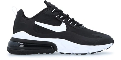 Shop Nike Air Max 270 React Sneakers In Blackwhiteblack