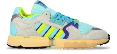 Shop Adidas Originals Zx Torsion Sneakers In Aqua Clair