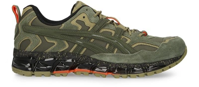 Shop Asics Gel-nandi 360 Trainers In Olive Canvas Olive Canvas