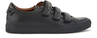 Shop Givenchy Urban Street Velcro Trainers In Black