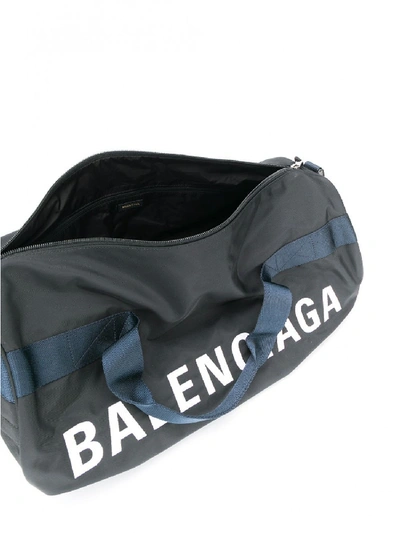 Shop Balenciaga Gymsack With Logo In Black