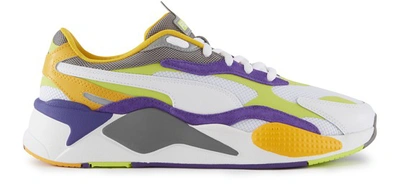 Shop Puma Rs-x3 Trainers In  White Limepunch