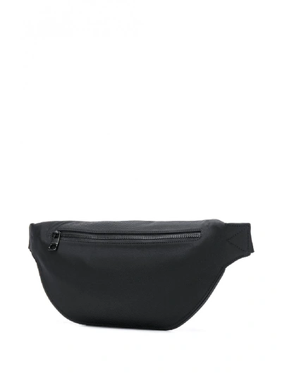 Shop Alexander Mcqueen Harness Oversized Beltbag In Black