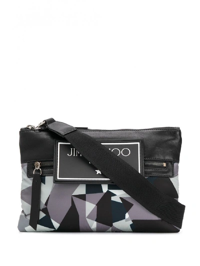 Shop Jimmy Choo Kimi Suede Clutch In Black