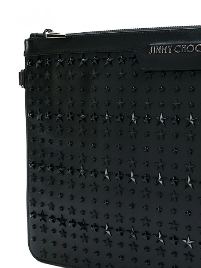 Shop Jimmy Choo Derek Clutch In Black