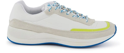 Shop Apc Mary Trainers In Jaune Fluo