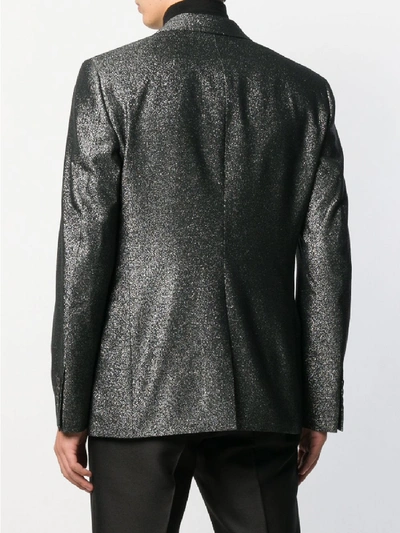 Shop Alexander Mcqueen Classic Jacket In Silver