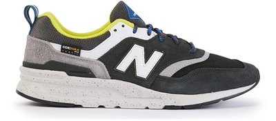 Shop New Balance 997 Trainers In Green/yellow