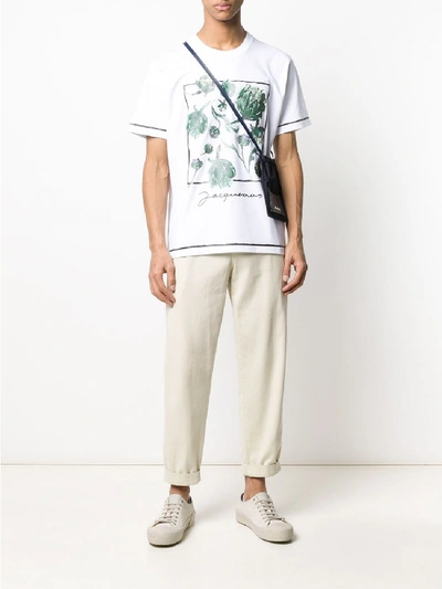 Shop Jacquemus Cotton T-shirt In Multicolor
