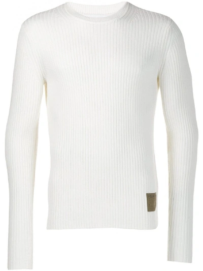 Shop Helmut Lang Wool Sweater In Beige