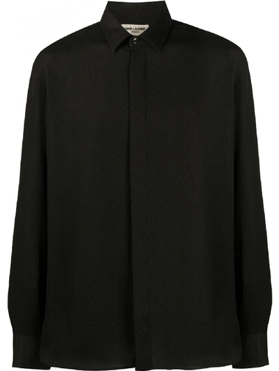 Shop Saint Laurent Shirt In Black