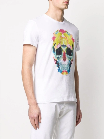 Shop Alexander Mcqueen Cotton T-shirt In White