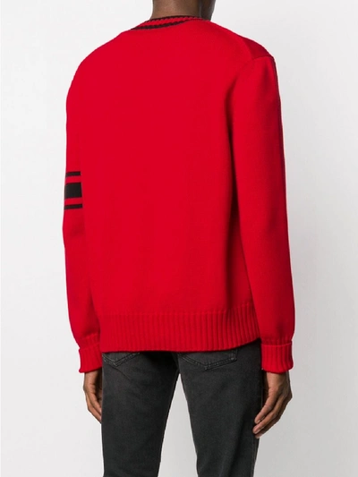 Shop Alexander Mcqueen Cotton Sweater In Red