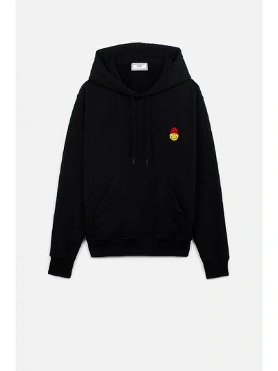 Shop Ami Alexandre Mattiussi Cotton Hoodie Sweatshirt