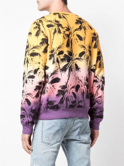 Shop Saint Laurent Print Sweatshirt In Multicolor
