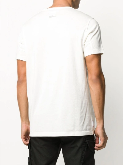 Shop Stone Island Shadow Project Print T-shirt In White