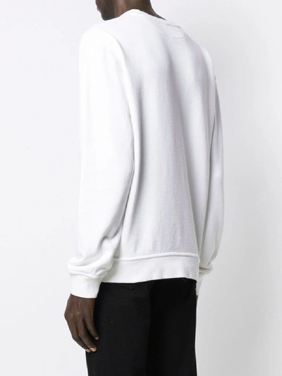 Shop Calvin Klein 205w39nyc Logo Sweatshirt In White