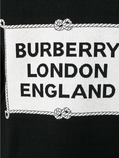 Shop Burberry Logo Wool Jumper