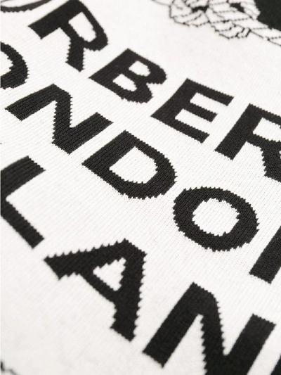 Shop Burberry Logo Wool Jumper